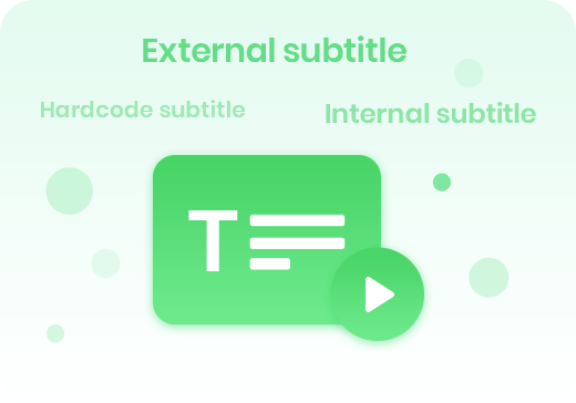 offer three types of subtitle encoding