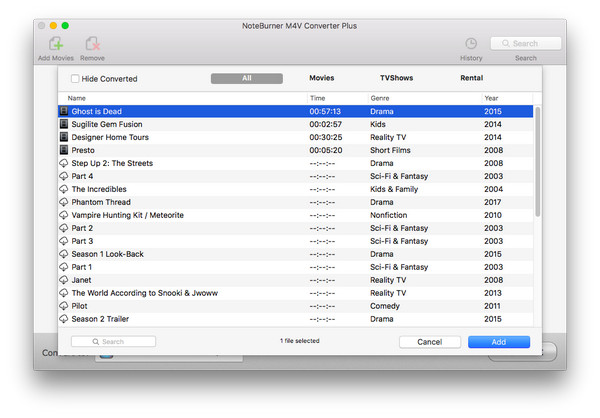 Video Converter for Mac, convert itunes rental movies on mac