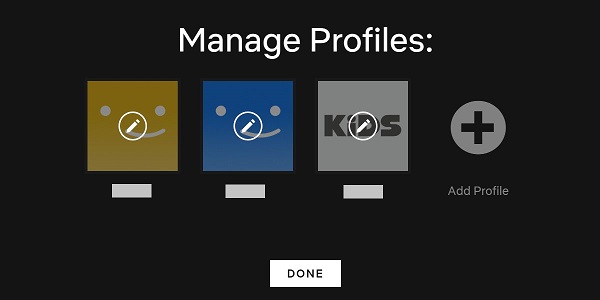 switch netflix profiles