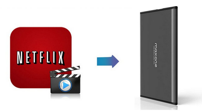 move netflix video to external hard drive