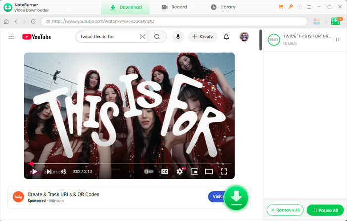 NoteBurner Video Downloader