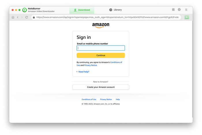 login amazon